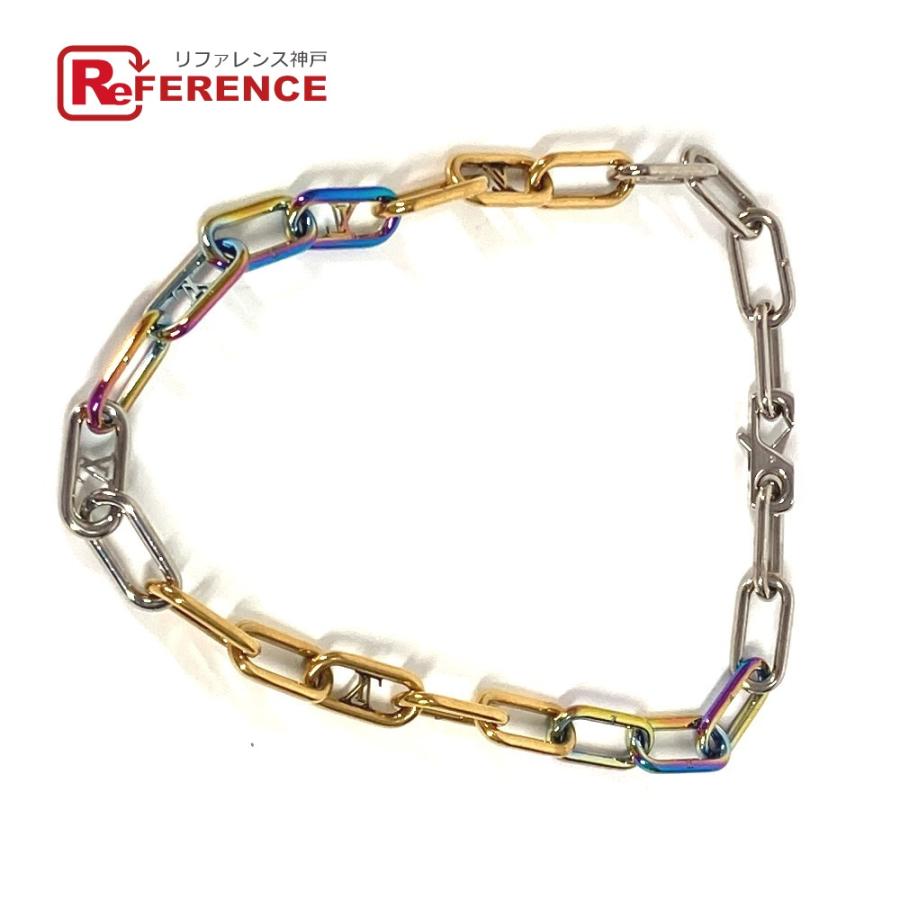 【極美品】ルイヴィトン コリエ シグネチャー チェーン マルチ M80177 LOUIS VUITTON ルイヴィトン M80177 コリエ シグネチャー
