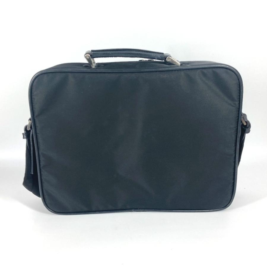 PRADA プラダ トライアングルロゴ 三角ロゴ プレート 2WAYバッグ ハンドバッグ ビジネスバッグ ショルダーバッグ ブラック【中古】 | PRADA | 01