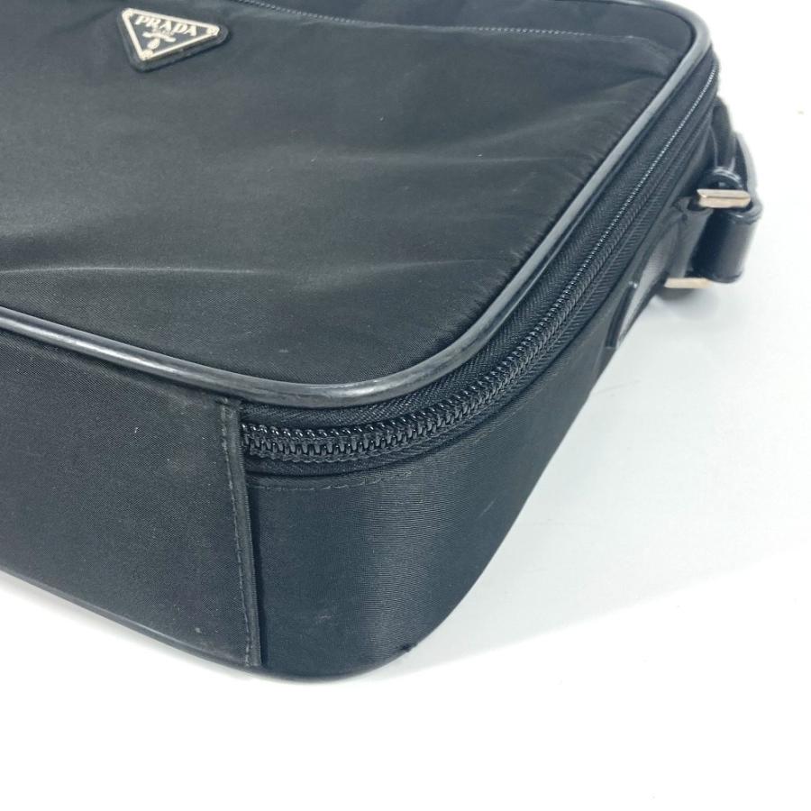 PRADA プラダ トライアングルロゴ 三角ロゴ プレート 2WAYバッグ ハンドバッグ ビジネスバッグ ショルダーバッグ ブラック【中古】 | PRADA | 05