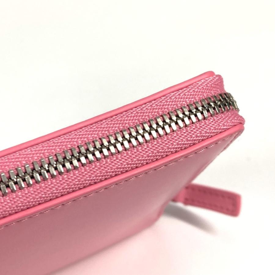 未使用 BALENCIAGA バレンシアガ 664041  エッセンシャル  ロングウォレット ラウンドファスナー 長財布 ピンク ユニセックス【中古】 | BALENCIAGA | 06