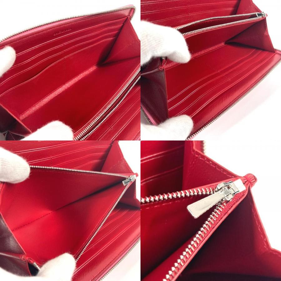 未使用 BALENCIAGA バレンシアガ 664041  エッセンシャル  ロングウォレット ラウンドファスナー 長財布 ピンク ユニセックス【中古】 | BALENCIAGA | 08