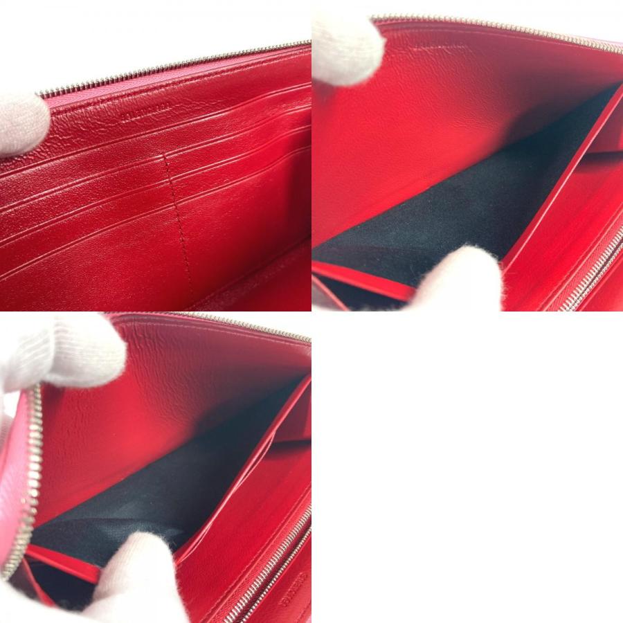 未使用 BALENCIAGA バレンシアガ 664041  エッセンシャル  ロングウォレット ラウンドファスナー 長財布 ピンク ユニセックス【中古】 | BALENCIAGA | 09