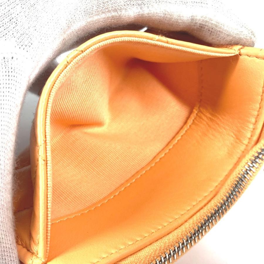 未使用 CHANEL シャネル AP3732  ココマーク スター ロゴ フラグメントケース 財布 小銭入れ カードケース コインケース オレンジ【中古】 | CHANEL | 07