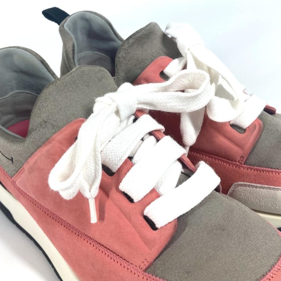 HERMES エルメス スタジアム 靴 紐 シューズ スニーカー ピンク レディース【中古】 | HERMES | 06