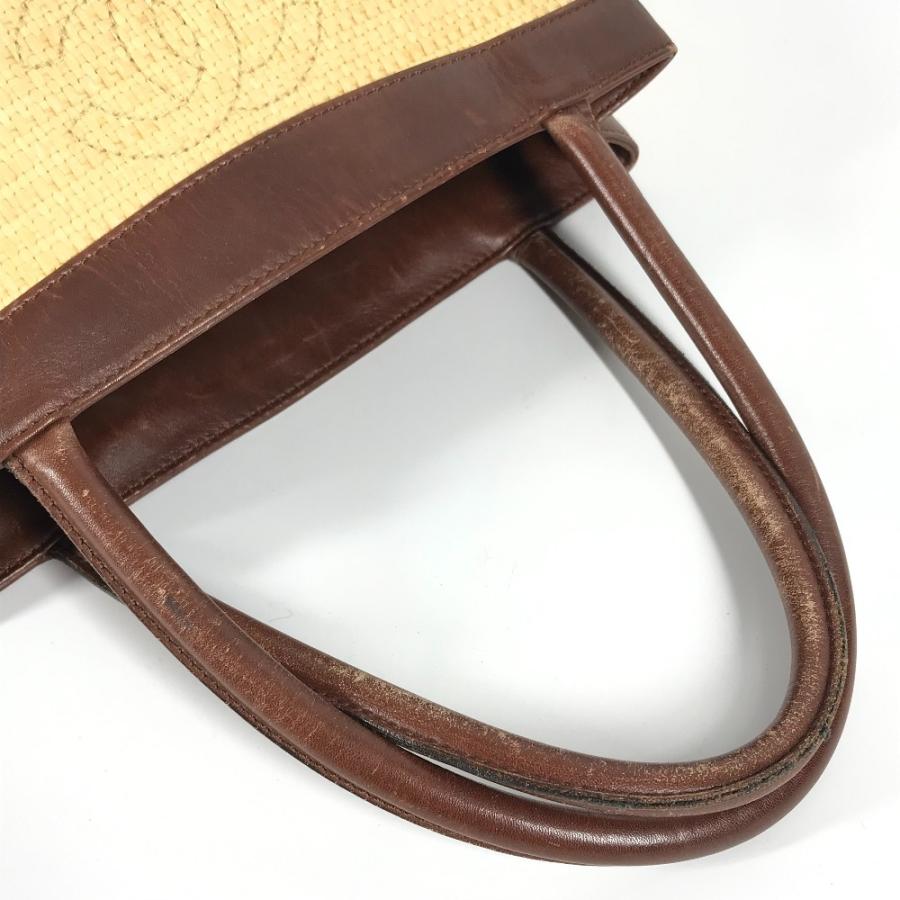 CHANEL シャネル CC ココマーク ロゴ カバン 肩掛け トートバッグ ショルダーバッグ ベージュ レディース【中古】 | CHANEL | 07