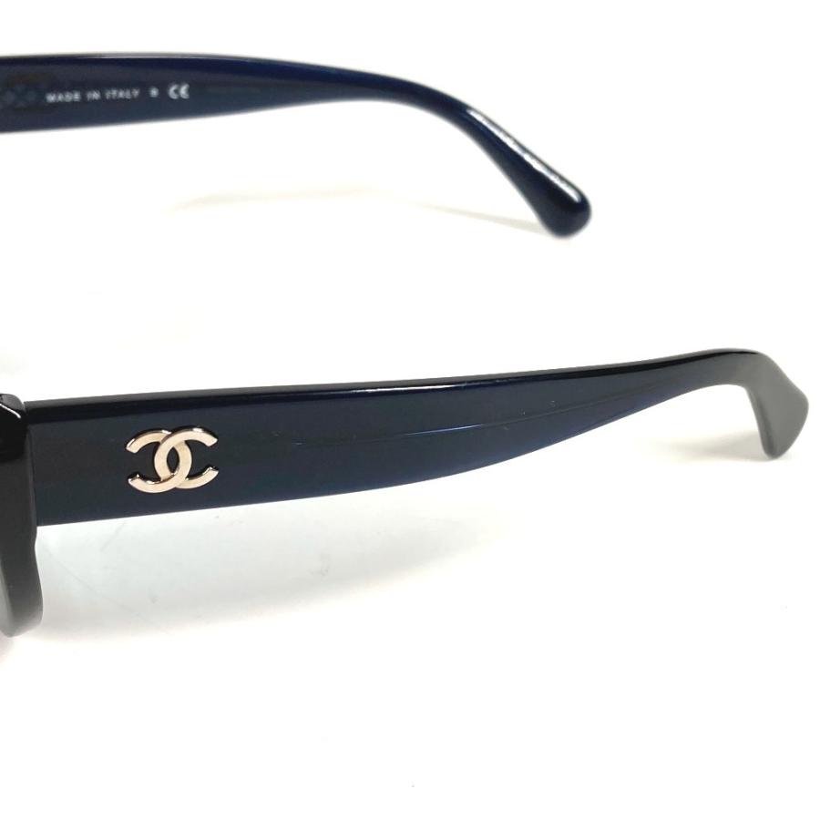 CHANEL シャネル 5372-A CC ココマーク ロゴ めがね メガネ アイウェア 眼鏡 サングラス ブルー レディース【中古】 | CHANEL | 04