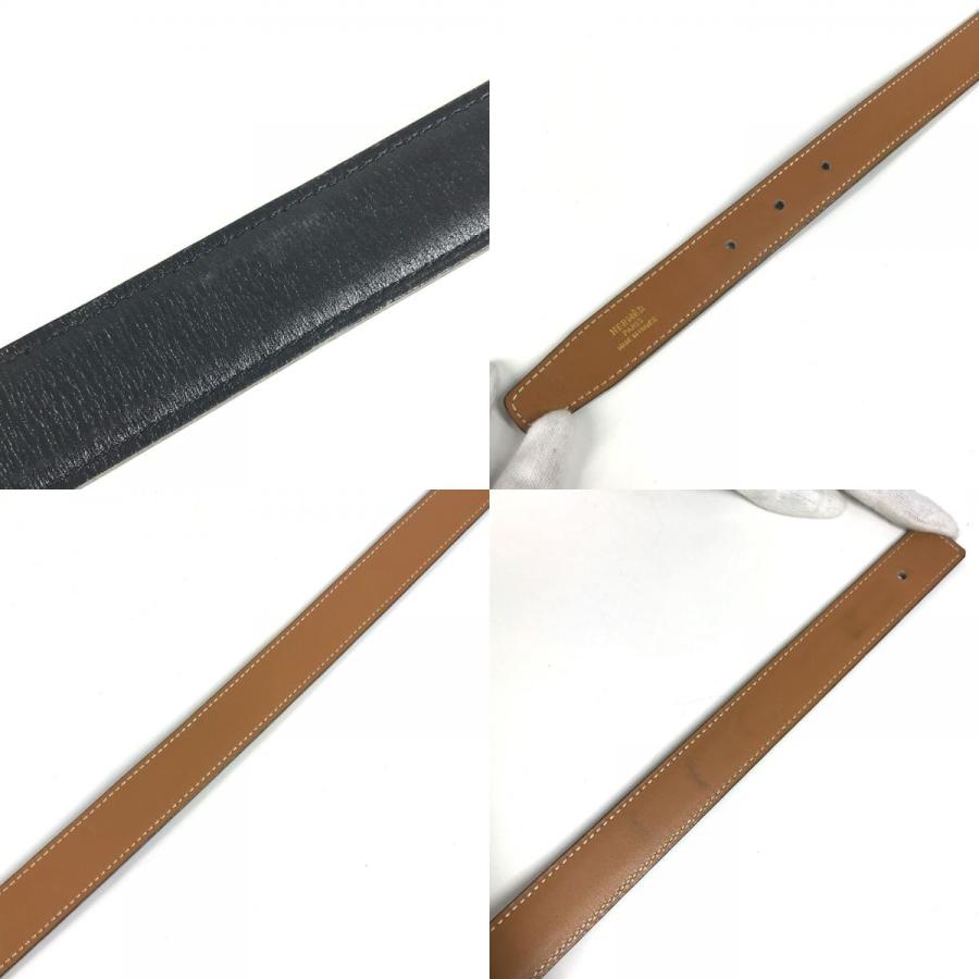 HERMES エルメス ベルトのみ ボトムス用ベルト ベルト ブラック レディース【中古】 | HERMES | 08