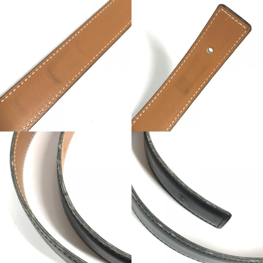 HERMES エルメス ベルトのみ ボトムス用ベルト ベルト ブラック レディース【中古】 | HERMES | 09