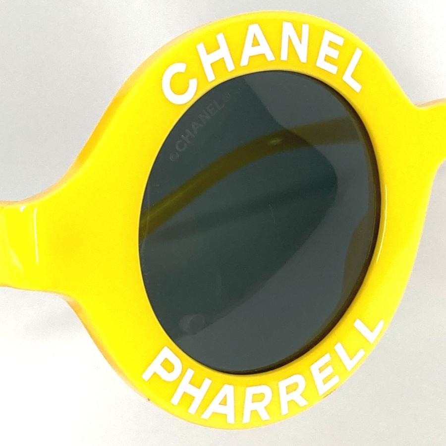 美品 CHANEL シャネル 71314A ファレルウィリアムス PHARREL めがね メガネ アイウェア 眼鏡 ロゴ サングラス イエロー レディース【中古】 | CHANEL | 03