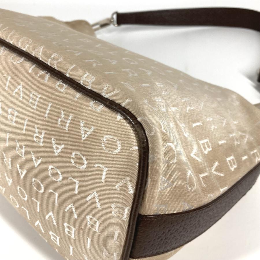BVLGARI ブルガリ ロゴマニア ブルガリブルガリ カバン 肩掛け ショルダーバッグ ベージュ レディース【中古】 | BVLGARI | 04
