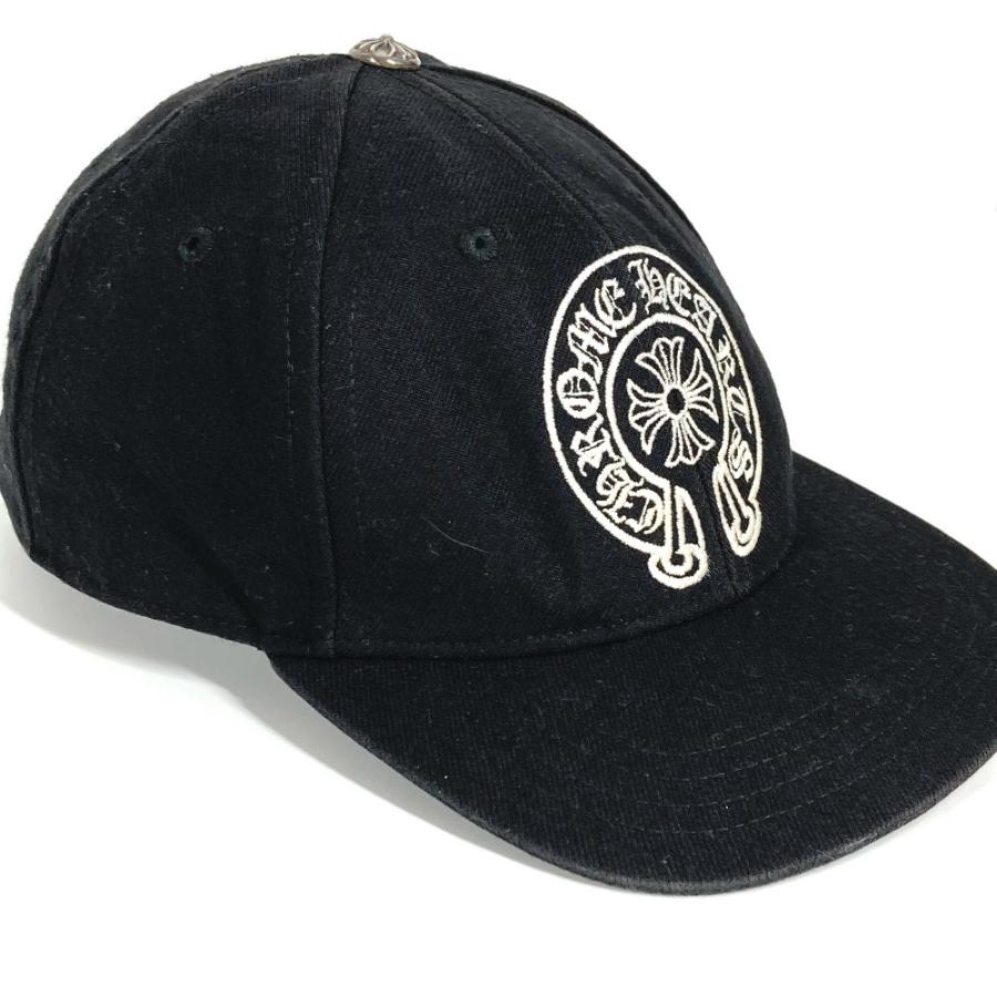 CHROME HEARTS クロムハーツ ロゴ ホースシュー 帽子 キャップ帽 ベースボール キャップ ブラック ユニセックス【中古】 |  | 01