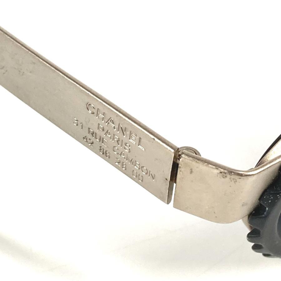 CHANEL シャネル 10506 90405 31 RUE CAMBON カメラレンズ オーバル 波形 めがね メガネ アイウェア ヴィンテージ  サングラス【中古】 | CHANEL | 06