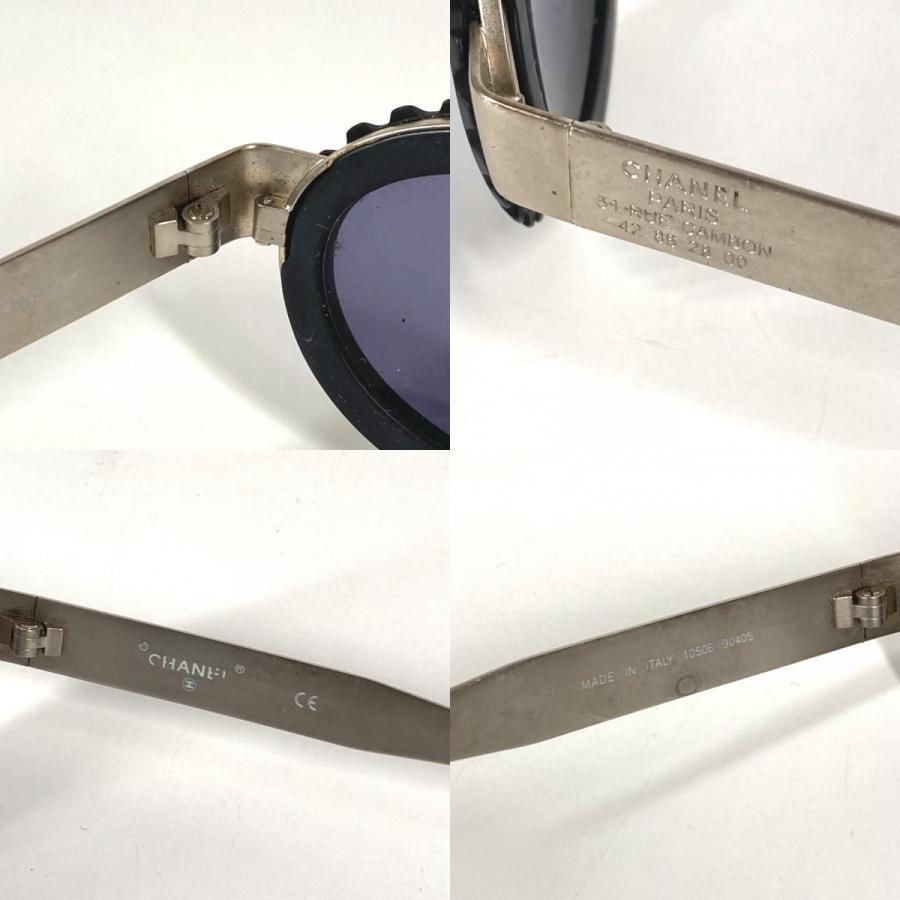 CHANEL シャネル 10506 90405 31 RUE CAMBON カメラレンズ オーバル 波形 めがね メガネ アイウェア ヴィンテージ  サングラス【中古】 | CHANEL | 08