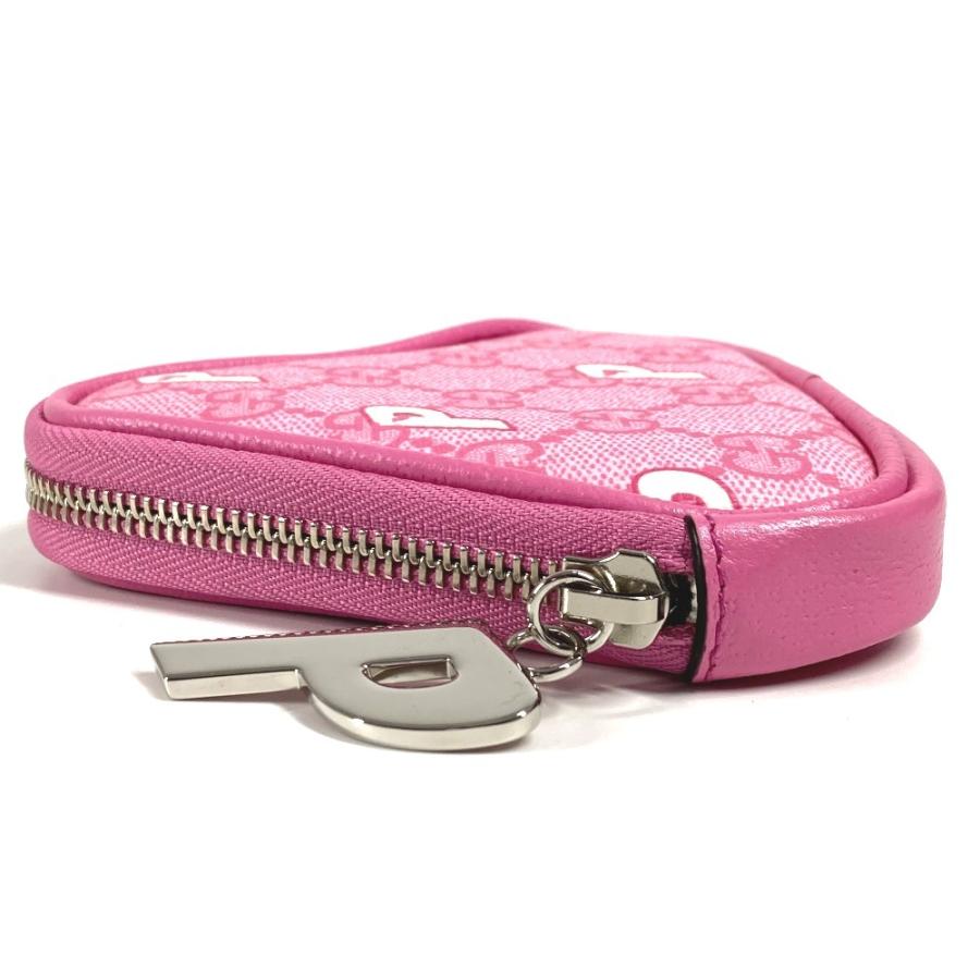 未使用 GUCCI グッチ 723144 ロゴ 財布 小銭入れ ラウンドファスナー コインケース  Palace パレス GGスプリーム ポーチ ピンク【中古】 | GUCCI | 03