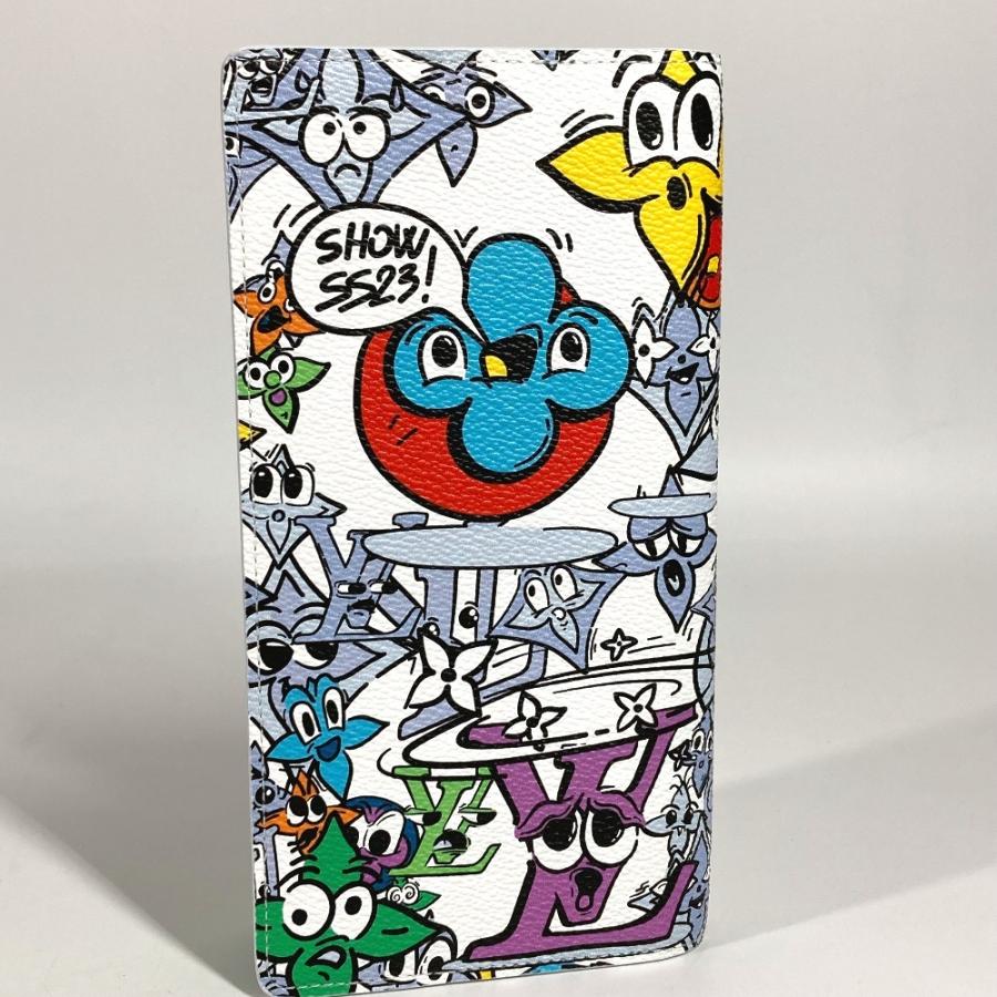 未使用 LOUIS VUITTON ルイヴィトン M82011  ポルトフォイ・ブラザNM 2つ折り ロングウォレット モノグラム・コミック 長財布【中古】 | LOUIS VUITTON | 01