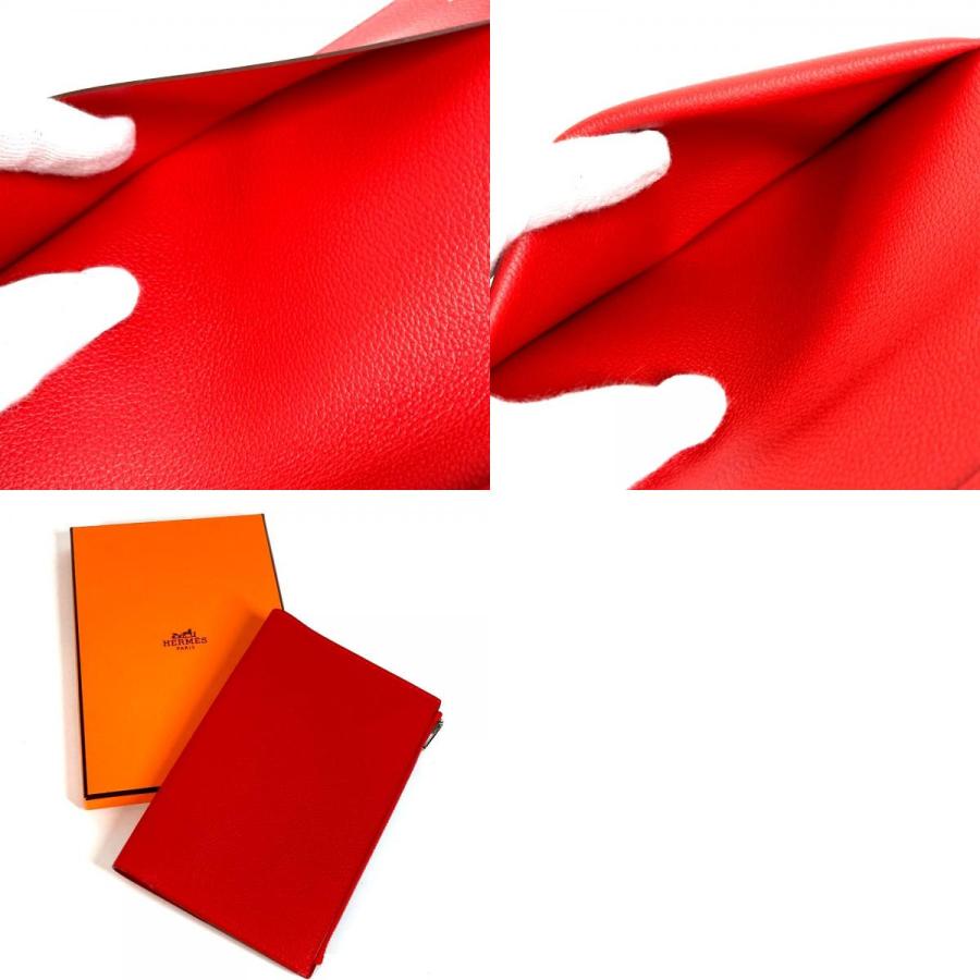 未使用 HERMES エルメス ノートパッド 《EAジップ》 PM ノート メモ帳 手帳 ノートカバー ルージュラデュー レッド ユニセックス【中古】 | HERMES | 09