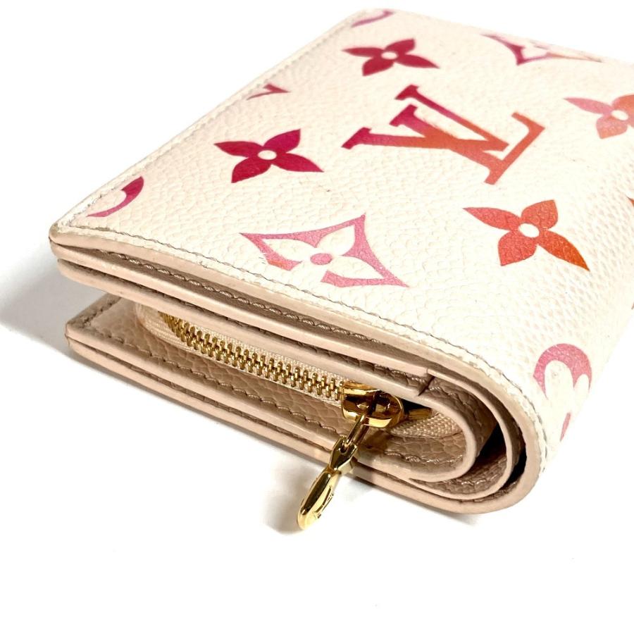LOUIS VUITTON ルイヴィトン M83481 ポルトフォイユクレア モノグラムアンプラント 2つ折り財布  ピンク ユニセックス【中古】 | LOUIS VUITTON | 06
