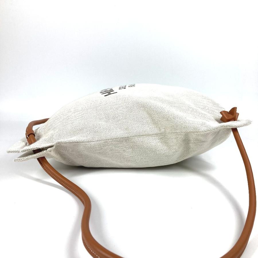 美品 HERMES エルメス サック アリーヌ MM サックアリーヌMM カバン ロゴ リュックサック ベージュ ユニセックス【中古】 | HERMES | 03