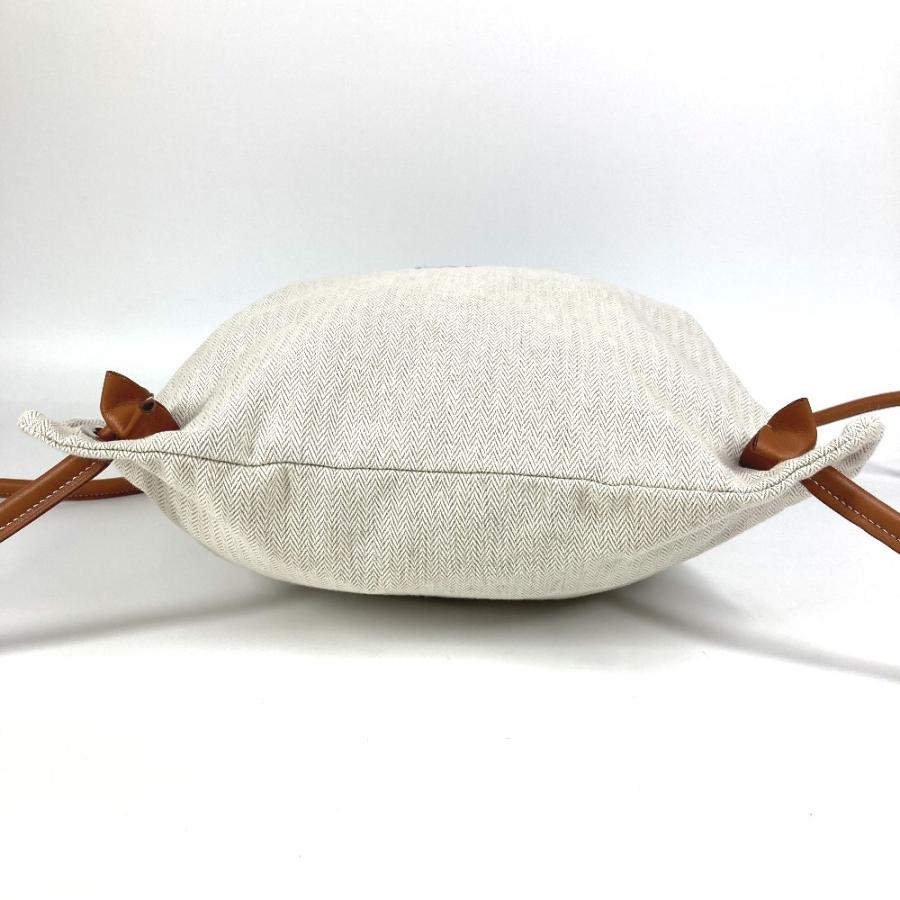 美品 HERMES エルメス サック アリーヌ MM サックアリーヌMM カバン ロゴ リュックサック ベージュ ユニセックス【中古】 | HERMES | 04