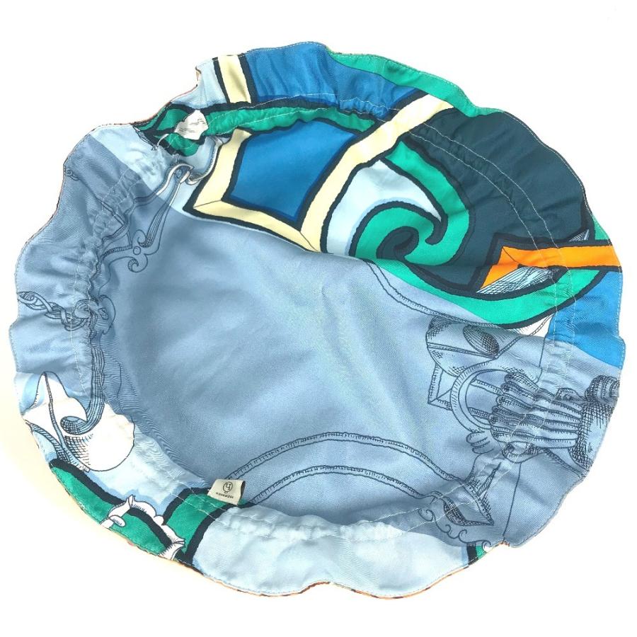 美品 HERMES エルメス 巾着 メイクポーチ 化粧ポーチ petit h プティアッシュ ポーチ オレンジ ユニセックス【中古】 | HERMES | 04