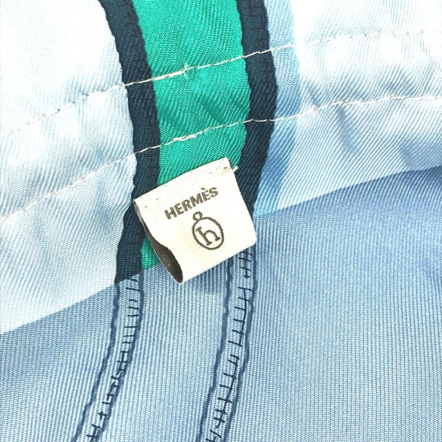 美品 HERMES エルメス 巾着 メイクポーチ 化粧ポーチ petit h プティアッシュ ポーチ オレンジ ユニセックス【中古】 | HERMES | 06