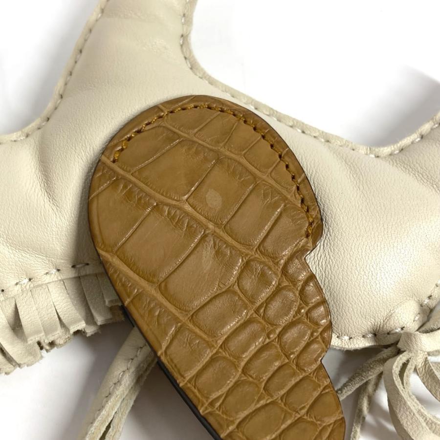 HERMES エルメス ロデオ ペガサス タッチ MM  バッグチャーム 馬 チャーム クレ/クラフト  ホワイト系 ユニセックス【中古】 | HERMES | 08