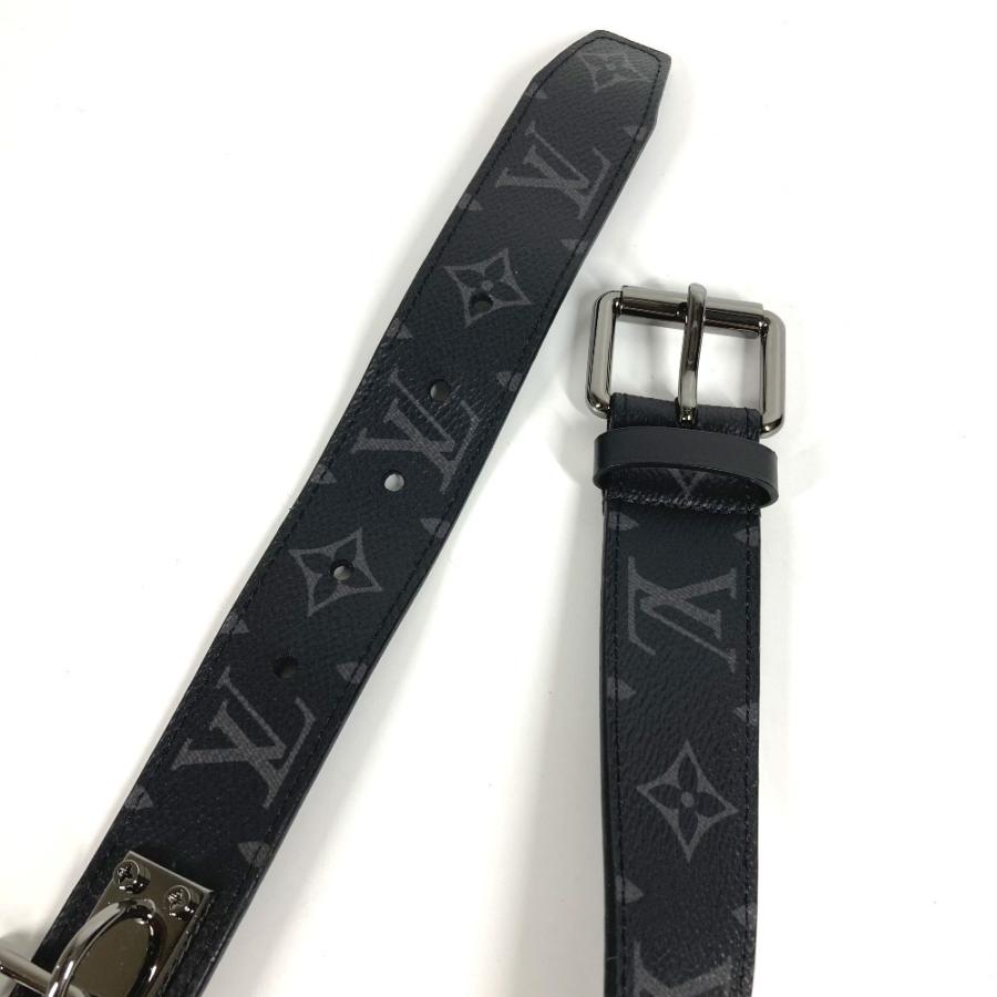 LOUIS VUITTON ルイヴィトン M0179V  サンチュールシグネチャーチェーン35MM チェーン モノグラムエクリプス  ベルト ブラック【中古】 | LOUIS VUITTON | 08