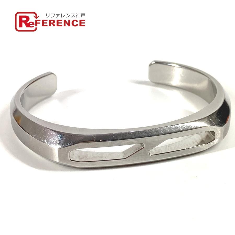 HERMES エルメス Delta デルタ カフ バングル アクセサリー バングル シルバー レディース【中古】 | HERMES