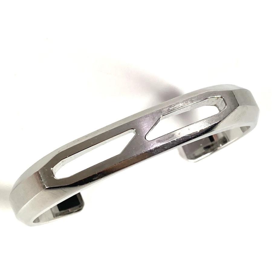 HERMES エルメス Delta デルタ カフ バングル アクセサリー バングル シルバー レディース【中古】 | HERMES | 08