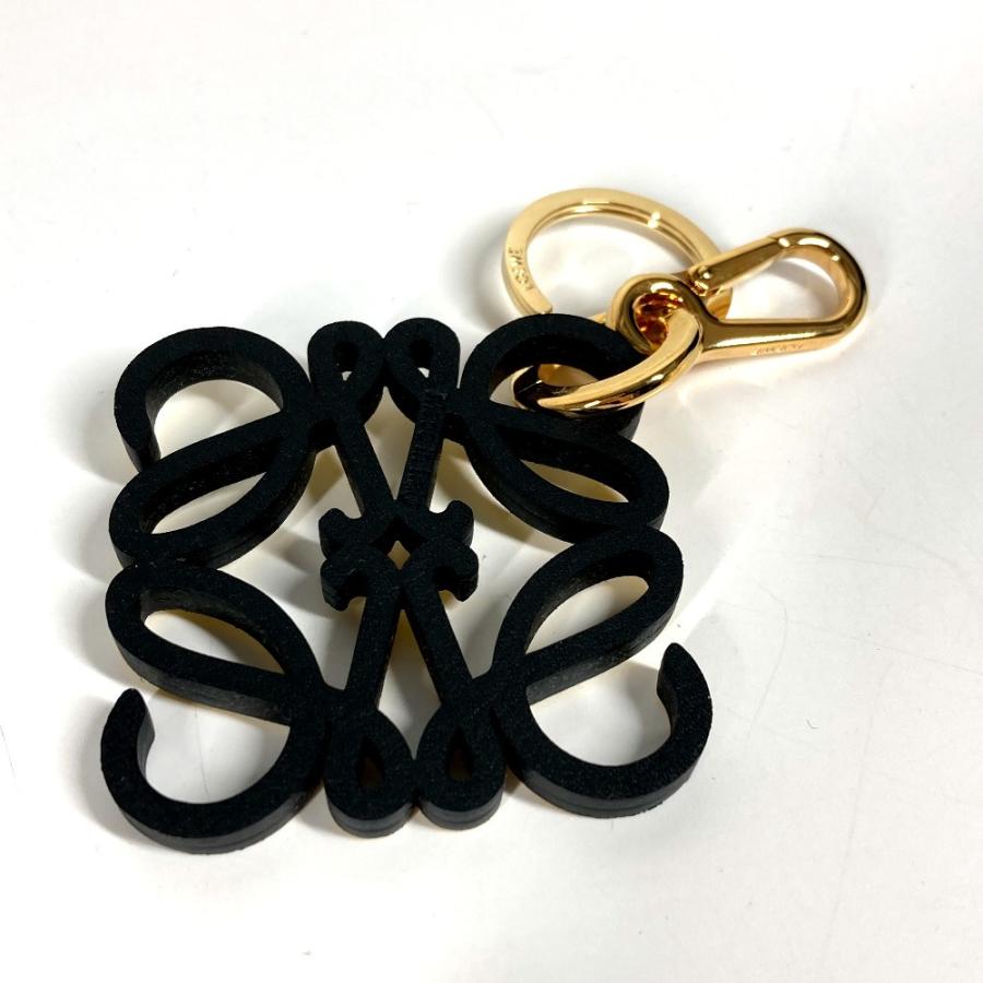 美品 LOEWE ロエベ C821232X06 アナグラムチャーム（カーフ） バッグチャーム ロゴ キーホルダー イエロー ユニセックス【中古】 | LOEWE | 01