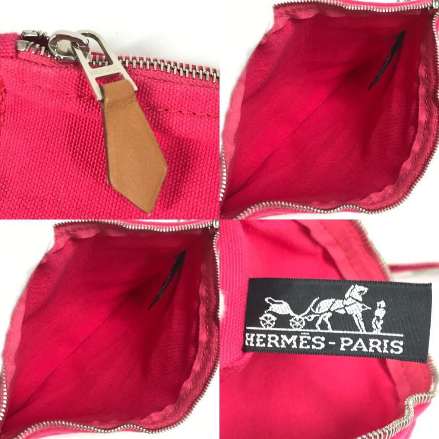 HERMES エルメス パニエドプラージュ カバン トートバッグ ポーチ付き アニマル ハンドバッグ ピンク ユニセックス【中古】 | HERMES | 08