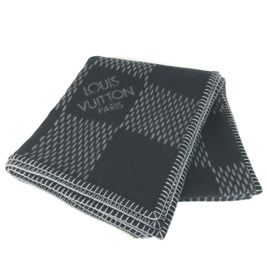 新品同様 LOUIS VUITTON ルイヴィトン M76561 クヴェルテュールダミエクラシック  ダミエグラフィットジャイアント ブランケット【中古】 | LOUIS VUITTON | 02
