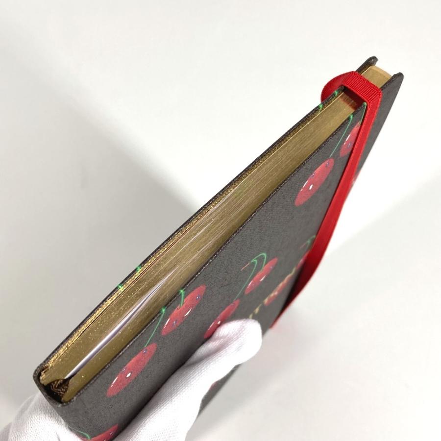 ルイヴィトン LOUIS VUITTON ノートブック MM ジェーン チェリー  GI1371  LV×TM サクランボ メモ帳 ノート 村上隆 ノートブック 紙 ブラウン 未使用 LOUIS VUITTON（ルイ・ヴィトン） GI1371 ノートブック MM ジェーン
