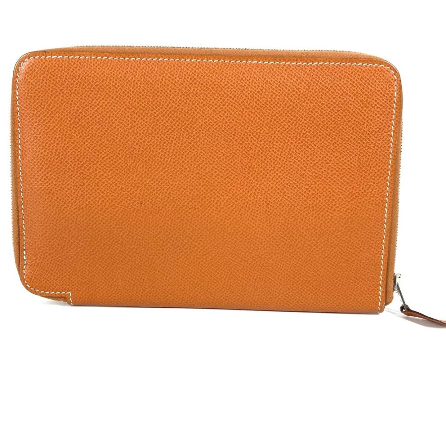 HERMES エルメス アザップコンバイン ロングウォレット ラウンドファスナー トラベルケース 長財布 ゴールド ユニセックス【中古】 | HERMES | 01