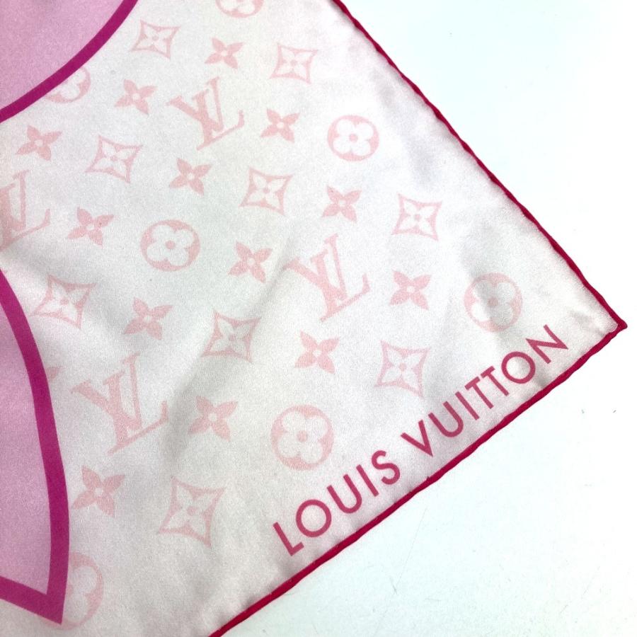 新品同様 LOUIS VUITTON ルイヴィトン M96088 LV×TM カレ55 チェリーブロッサム LV×TM 村上隆 桜 サクラ スカーフ ピンク ユニセックス【中古】 | LOUIS VUITTON | 02