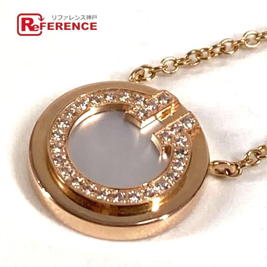 TIFFANY&Co. ティファニー 64026801  ダイヤモンド ＆ マザーオブパール サークル ペンダント T ネックレス ローズゴールド 【中古】 | TIFFANY&Co.