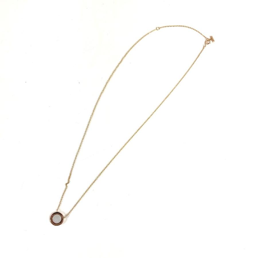 TIFFANY&Co. ティファニー 64026801  ダイヤモンド ＆ マザーオブパール サークル ペンダント T ネックレス ローズゴールド 【中古】 | TIFFANY&Co. | 01