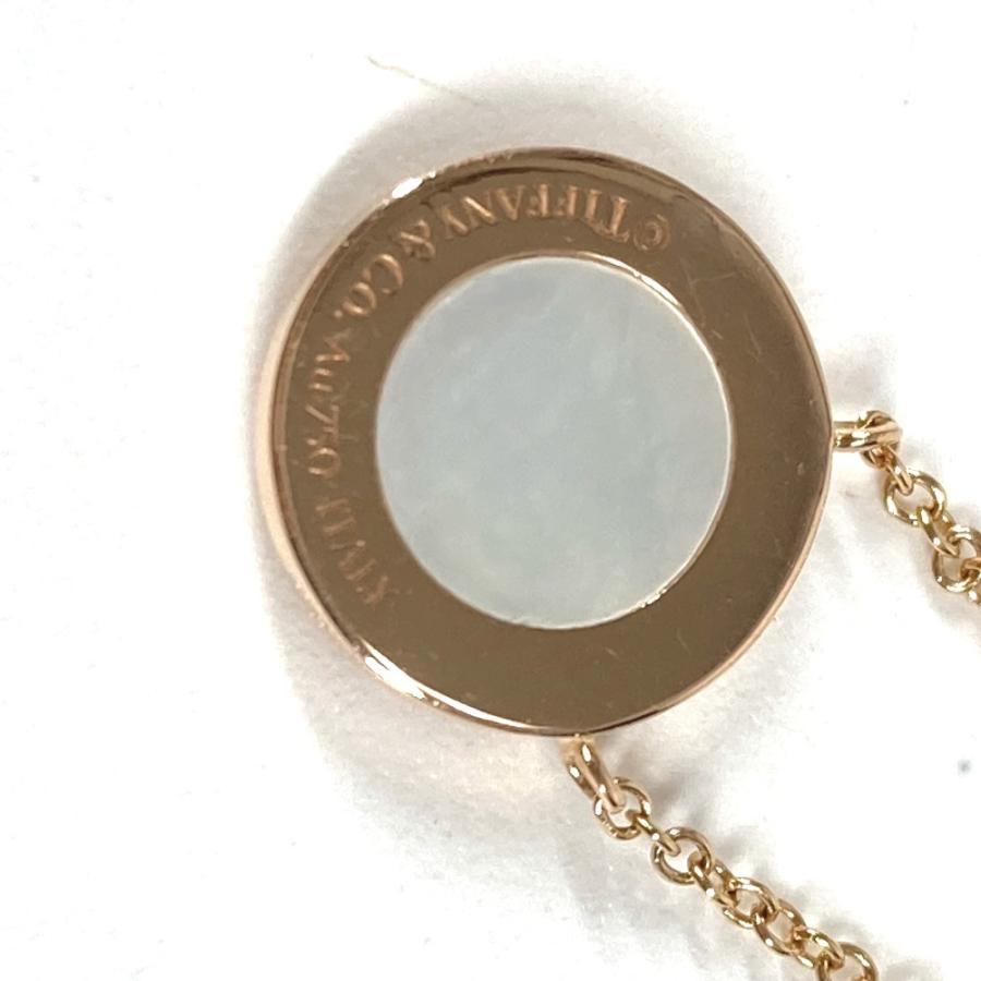 TIFFANY&Co. ティファニー 64026801  ダイヤモンド ＆ マザーオブパール サークル ペンダント T ネックレス ローズゴールド 【中古】 | TIFFANY&Co. | 03