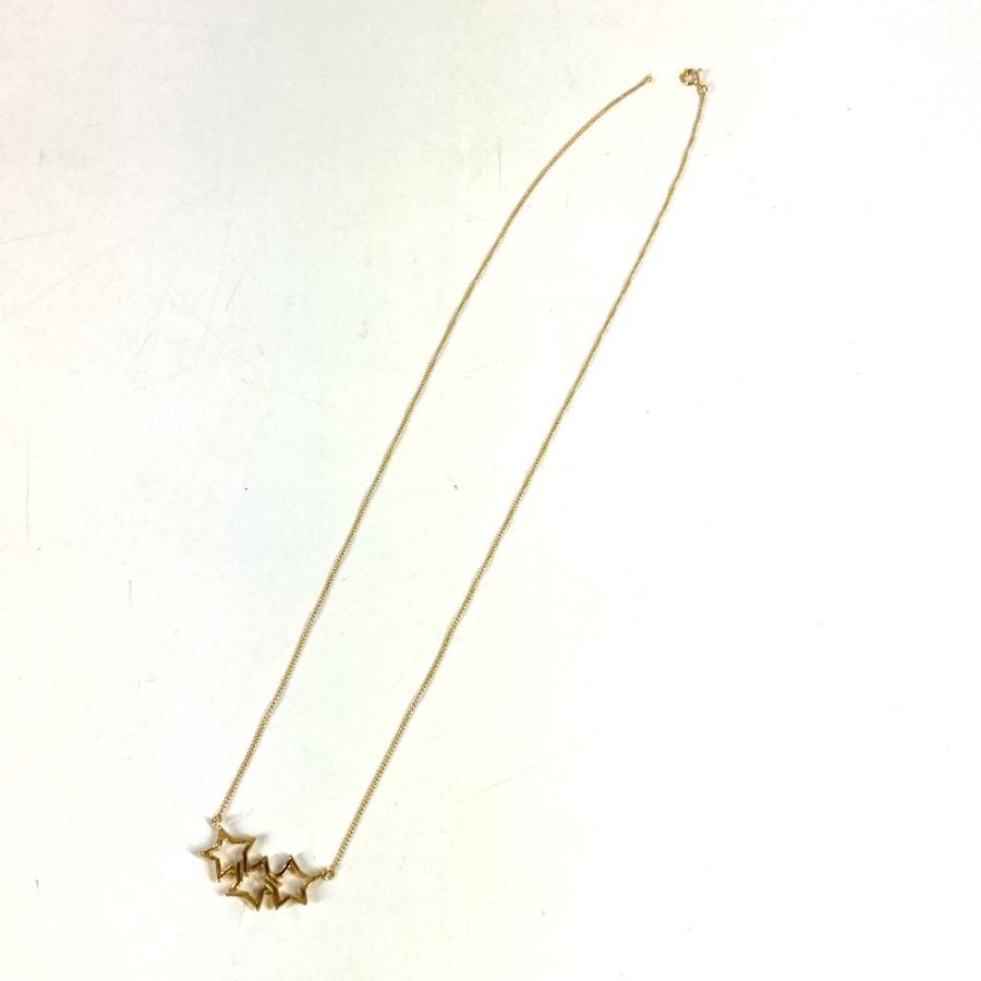 TIFFANY&Co. ティファニー トリプルスター 星 チェーンネックレス アクセサリー 金 K18  ネックレス ゴールド レディース【中古】 | TIFFANY&Co. | 04