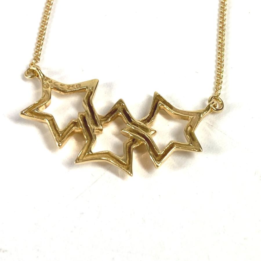 TIFFANY&Co. ティファニー トリプルスター 星 チェーンネックレス アクセサリー 金 K18  ネックレス ゴールド レディース【中古】 | TIFFANY&Co. | 06