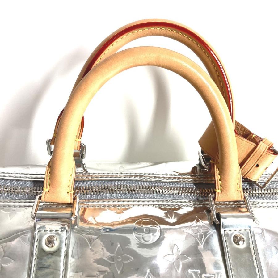 LOUIS VUITTON ルイヴィトン M45886 キーポルバンドリエール50 旅行バッグ  トラベル モノグラムミラー ボストンバッグ シルバー 【中古】 | LOUIS VUITTON | 02