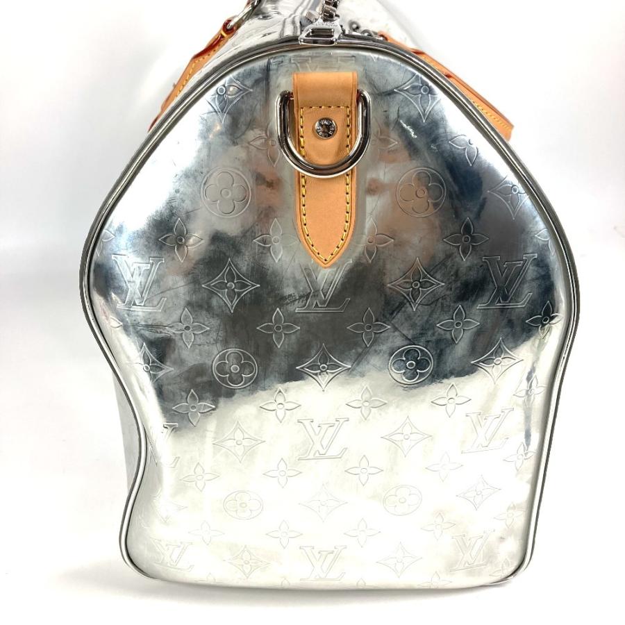 LOUIS VUITTON ルイヴィトン M45886 キーポルバンドリエール50 旅行バッグ  トラベル モノグラムミラー ボストンバッグ シルバー 【中古】 | LOUIS VUITTON | 05