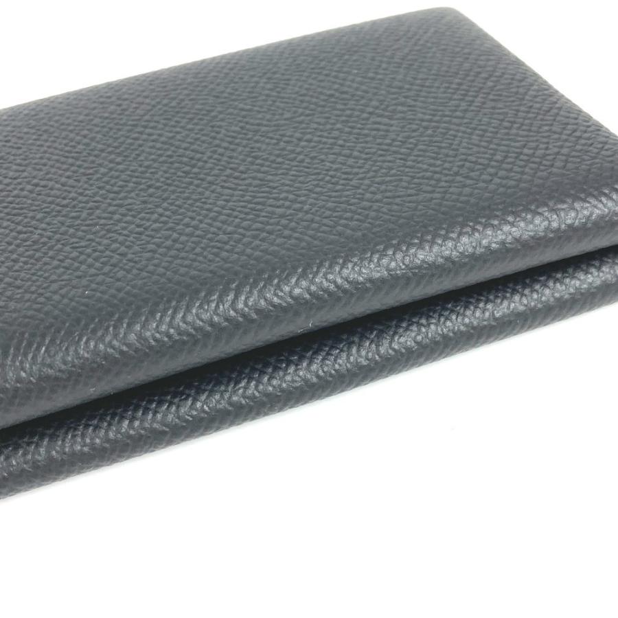 未使用 HERMES エルメス カルヴィデュオ カードケース 小銭入れ  財布 名刺入れ パスケース 2つ折り コインケース ブラック【中古】 | HERMES | 02