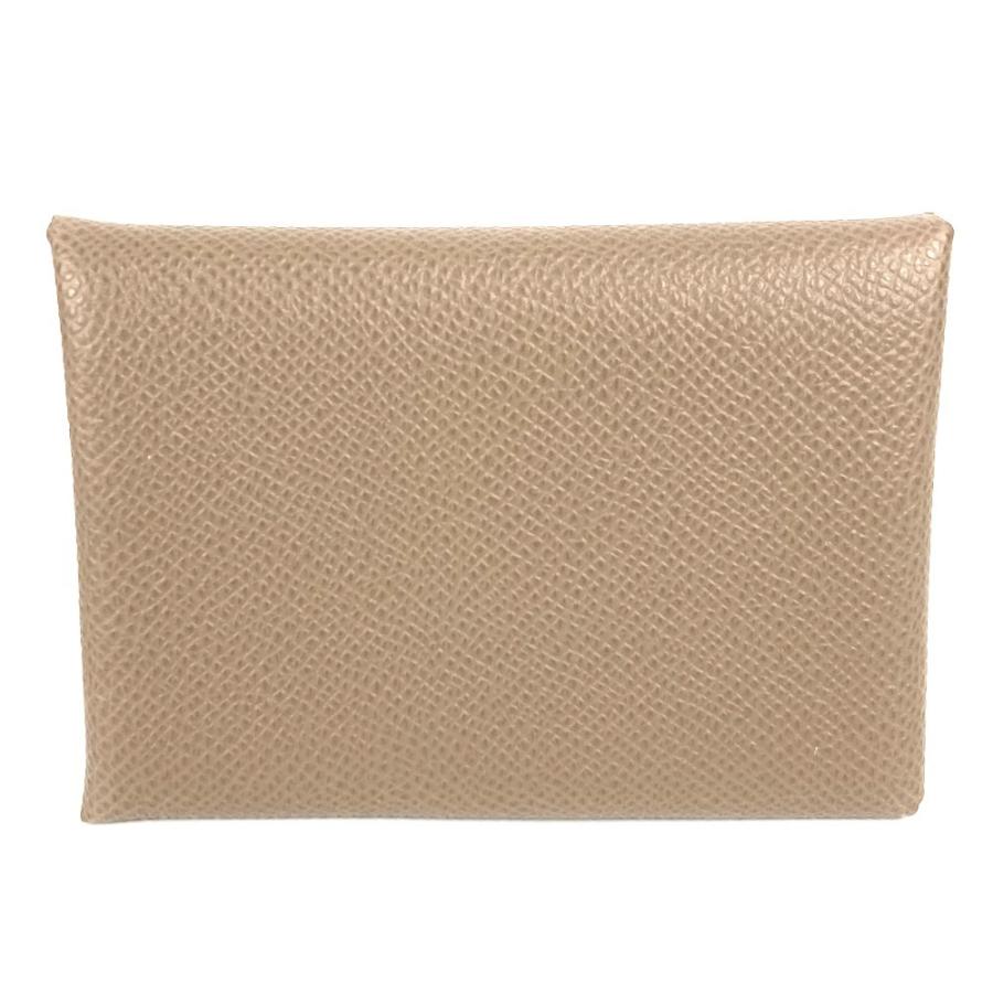 未使用 HERMES エルメス カルヴィデュオ カルヴィ デュオ カードケース 小銭入れ  財布 パスケース コインケース エトゥープ【中古】 | HERMES | 04