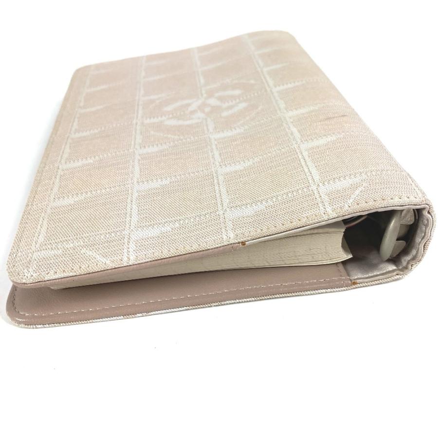 CHANEL シャネル ロゴ システム手帳 ステーショナリー ニュートラベルライン 手帳カバー ベージュ ユニセックス【中古】 | CHANEL | 02