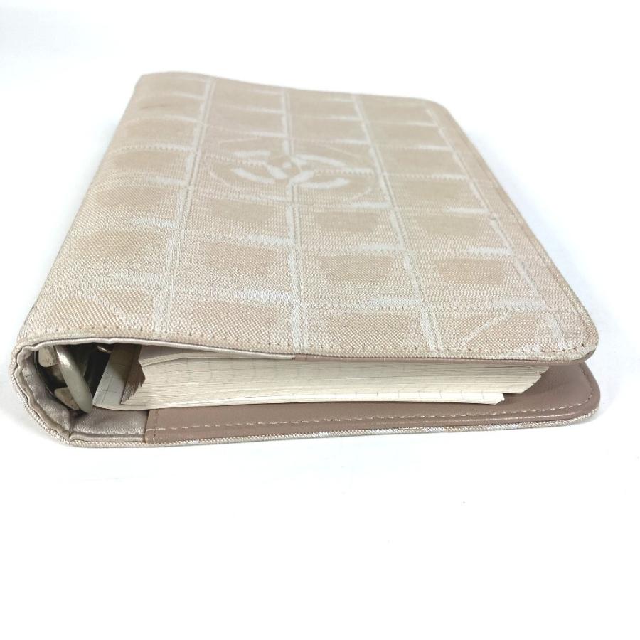 CHANEL シャネル ロゴ システム手帳 ステーショナリー ニュートラベルライン 手帳カバー ベージュ ユニセックス【中古】 | CHANEL | 05