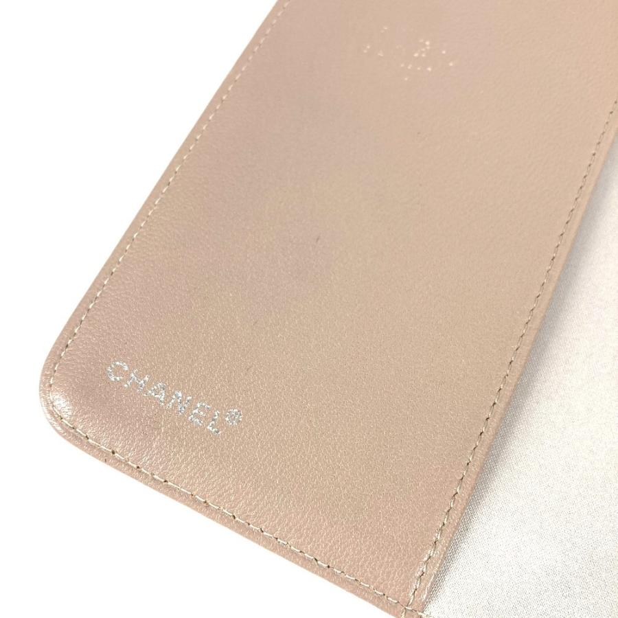 CHANEL シャネル ロゴ システム手帳 ステーショナリー ニュートラベルライン 手帳カバー ベージュ ユニセックス【中古】 | CHANEL | 08