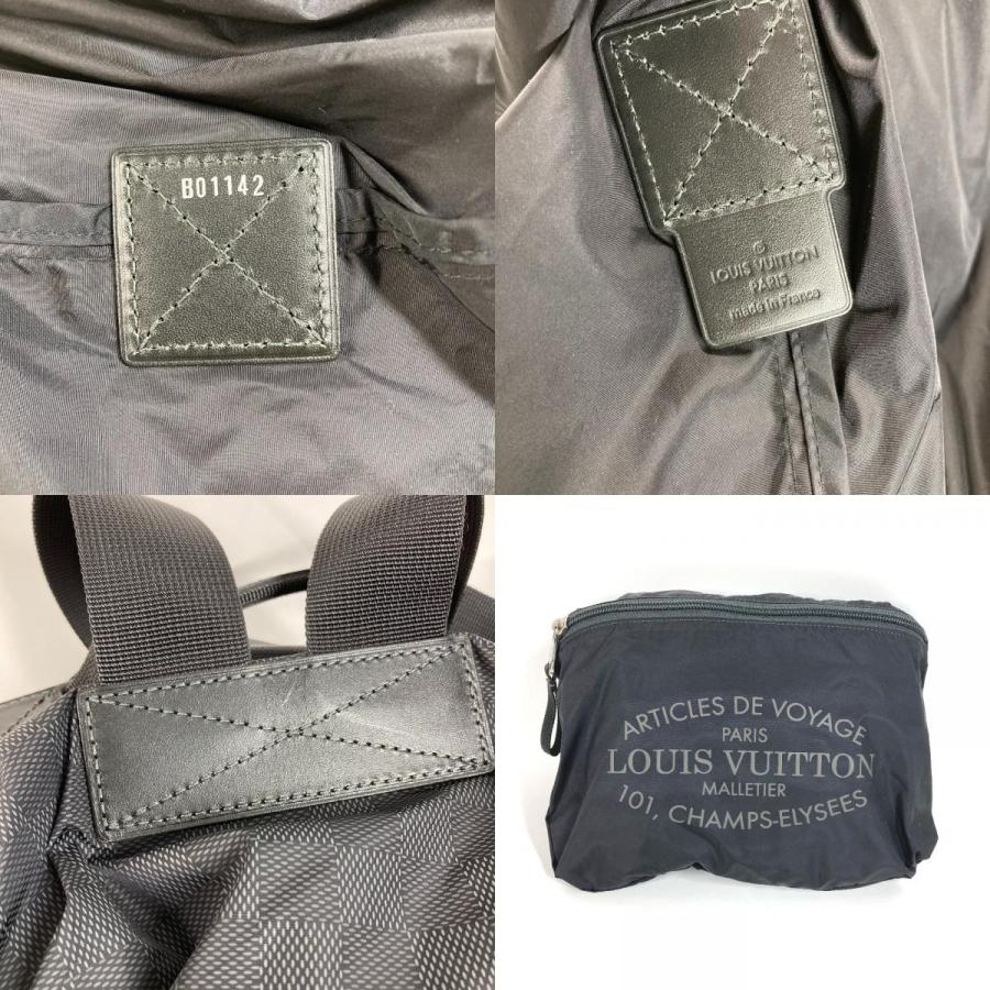 LOUIS VUITTON ルイヴィトン N41189 ライトパック ギャラクシー バッグパック ダミエ アヴァンチュール リュックサック 【中古】