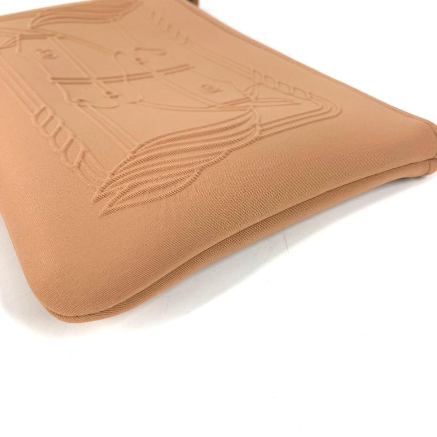 未使用 HERMES エルメス ネオバンPM ネオバン PM ネオバン・カドリージュ PM  クラッチバッグ マルチポーチ  ベージュ【中古】 | HERMES | 02