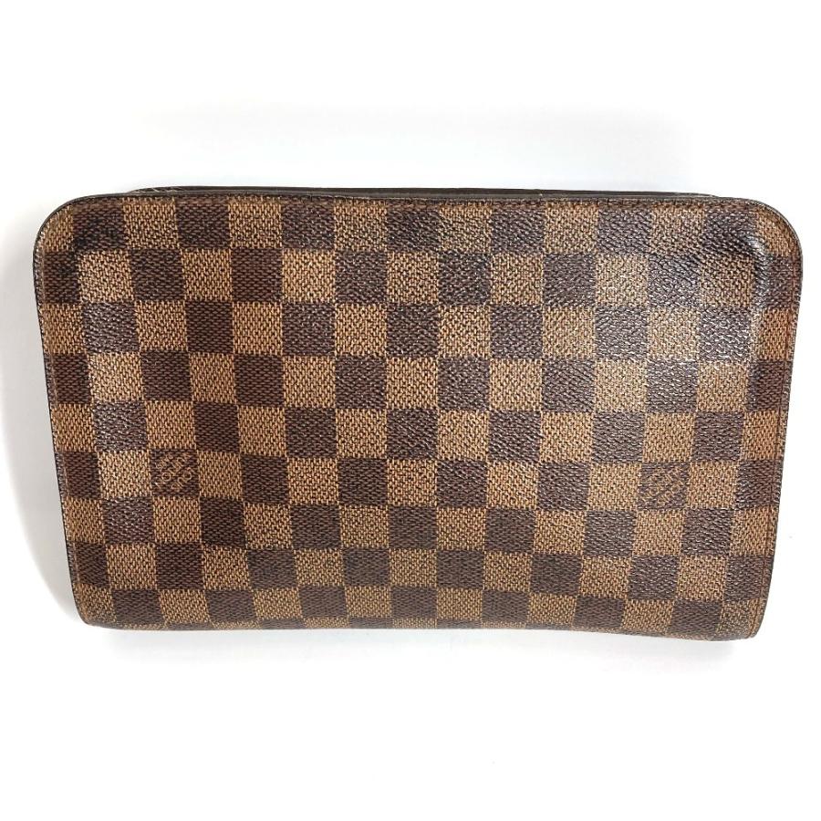 LOUIS VUITTON ルイヴィトン N51993 サンルイ クラッチバッグ カバン ポーチ ストラップ付 ダミエ セカンドバッグ エベヌ 【中古】 | LOUIS VUITTON | 02